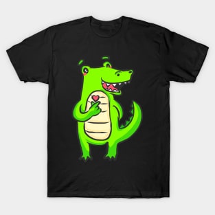 Crocodile animal motif alligator animal welfare for children T-Shirt